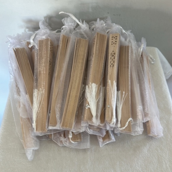 Hand Held Fold Fans - Picture 3 of 3